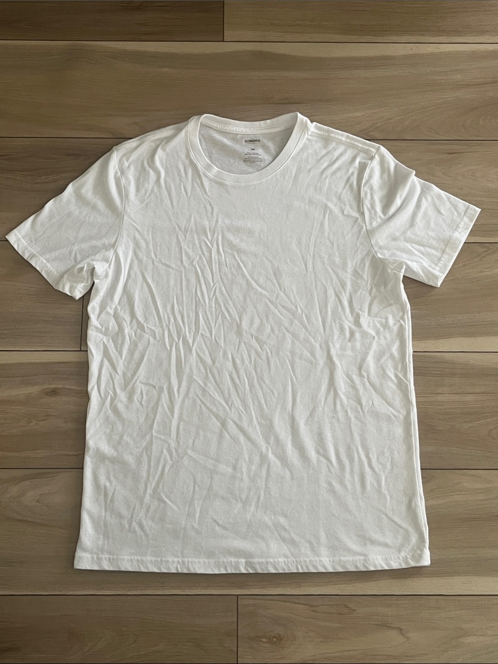 Sonoma White Short Sleeve Crew Neck Tee